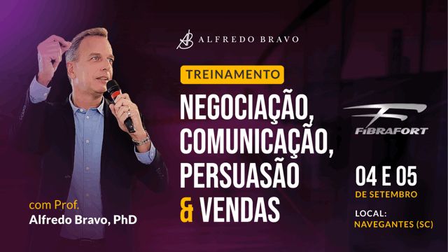 Treinamento Negociação, Comunicação, Persuasão e Vendas na Fibrafort